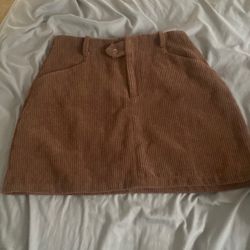 medium corduroy mini skirt